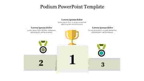 Podium PowerPoint Template